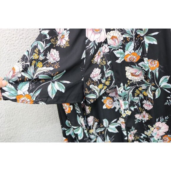 Band of Gypsies Silky Maxi Dress w/Shorts-Size Large-Whimsigoth - Picture 4 of 14